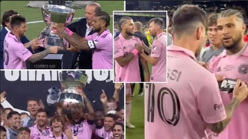 Lionel Messi Let Previous Inter Miami Captain DeAndre Yedlin Lift Trophy In Classy Gesture