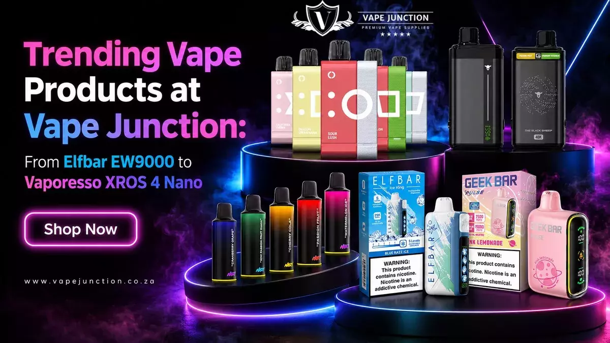 New Vape Arrivals at Vape Junction: Elfbar EW9000 to XROS Nano