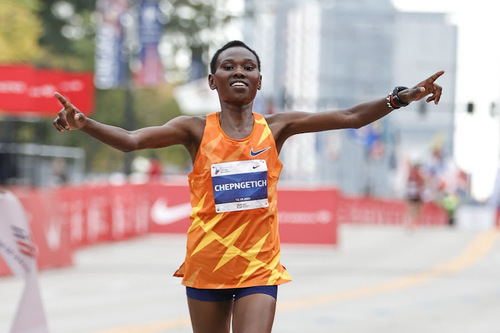 Chepng’etich Still Keen On Record Despite Losing To Hassan In Chicago