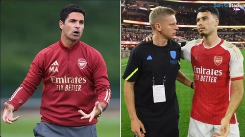 "Unfortunately..." - Mikel Arteta Confirms 'Muscular Injury' To Oleksandr Zinchenko Ahead Of Monaco Clash