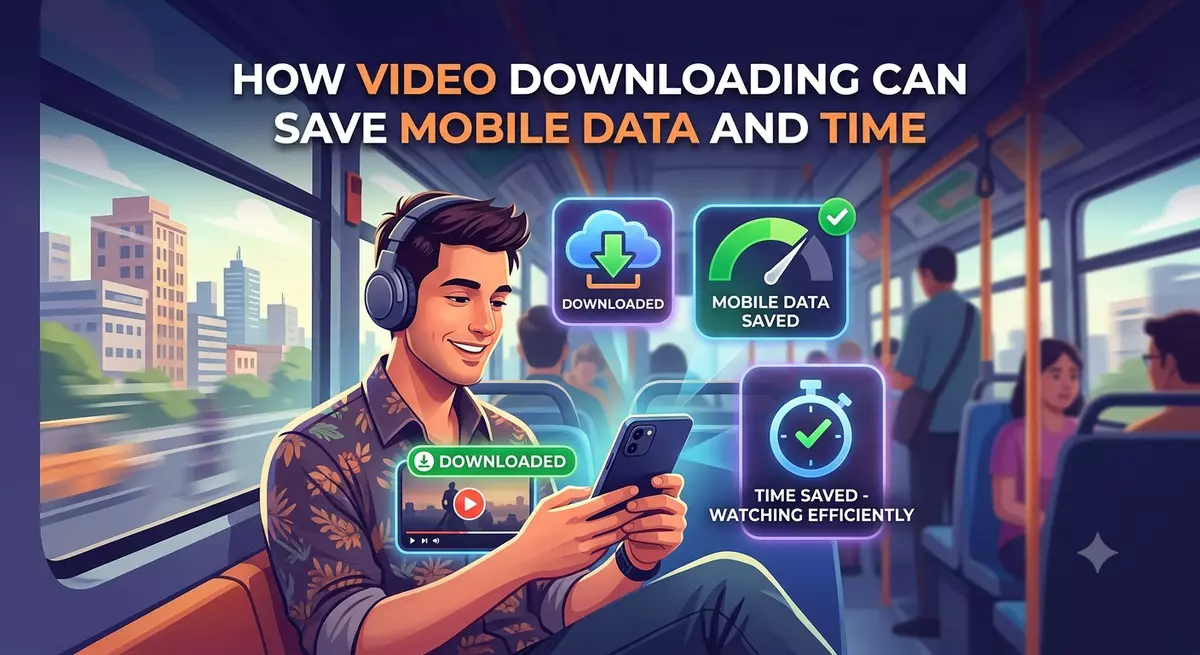 How Video Downloading Can Save Mobile Data and Time