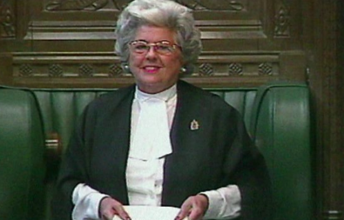 First Woman Commons Speaker Betty Boothroyd Dies
