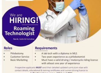 Pathcare Kenya Hiring Lab Technologist