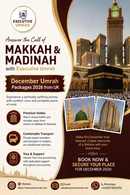 December Umrah Packages 2026 from UK: A Complete Guide for UK Pilgrims