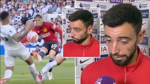 Bruno Fernandes Demands Apology From Jon Moss After Man United Denied Penalty