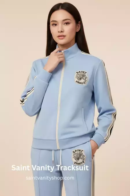 Saint Vanity tracksuit looks with simple styling ideas