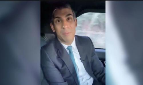 U.K Prime Minister Rishi Sunak Fined For Failing To Wear Seatbelt
