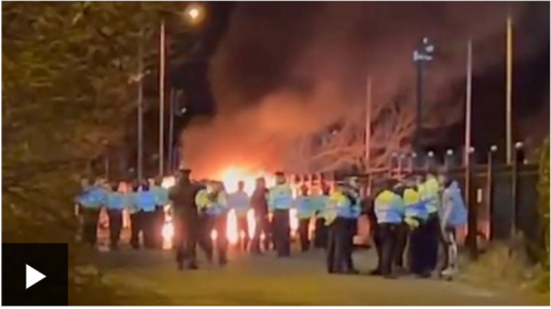 Fifteen Arrests Over Clash Outside Asylum Seeker Hotel