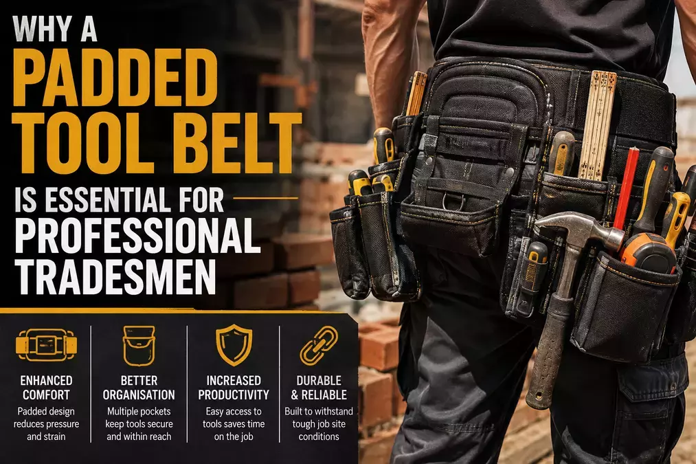 Padded Tool Belt: Essential for Professional Tradesmen
