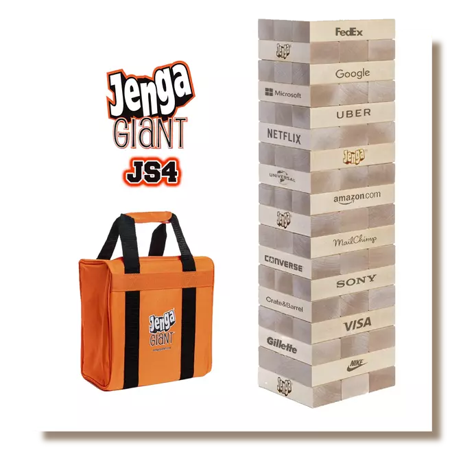 Custom Jenga With Logo for Business Events
