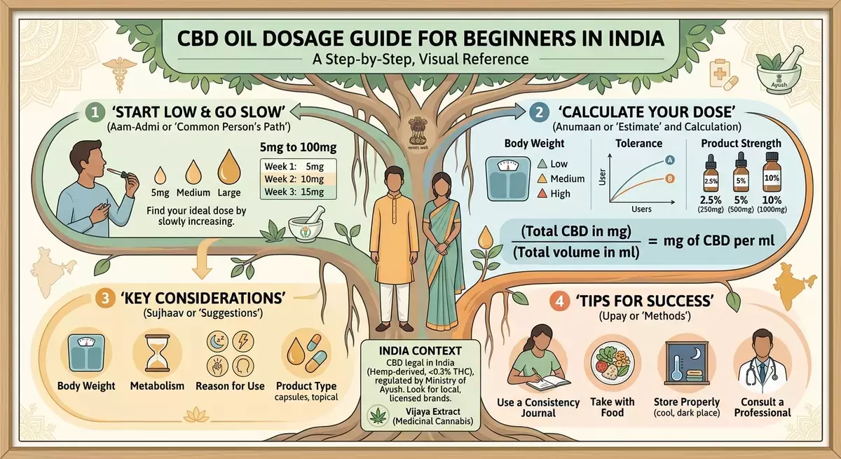 CBD Oil Dosage Guide for Beginners in India