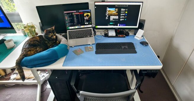 Dominic Preston Workspace Setup In London