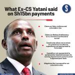 What Ex-CS Yatani Said On Sh15bn Payments