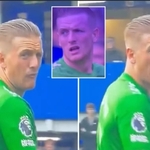 Liverpool Fans Spot Jordan Pickford Incident With Official During Everton Vs Arsenal