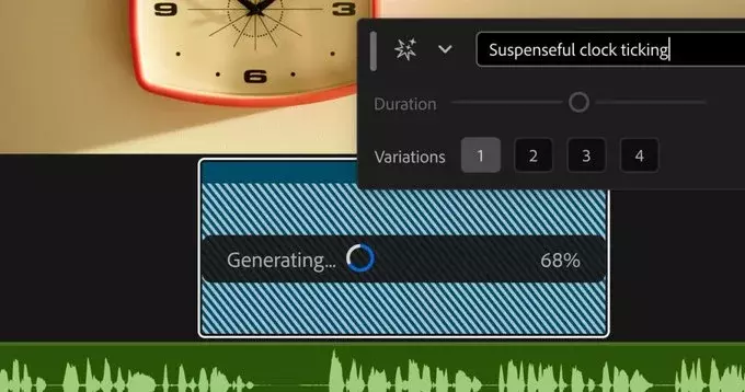 Access Generative Media Directly from Project Timeline