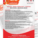 Koi Travel Hiring Travel Consultant