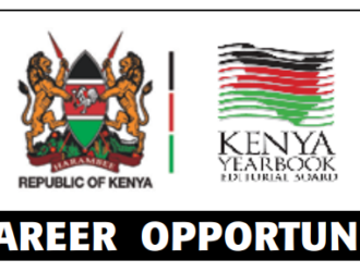 Kenya Yearbook Editorial Board Hiring Principal ICT Officer, Principal Graphic Designer And Driver