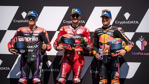 World Champion Bagnaia Wins Austrian MotoGP Sprint Race