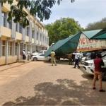 Kakamega: Parked Lorry Rolls And Rams Into County Office