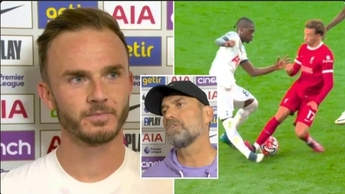 James Maddison 'Throws Dig' At Jurgen Klopp After Being Asked About Spurs Vs Liverpool Refereeing