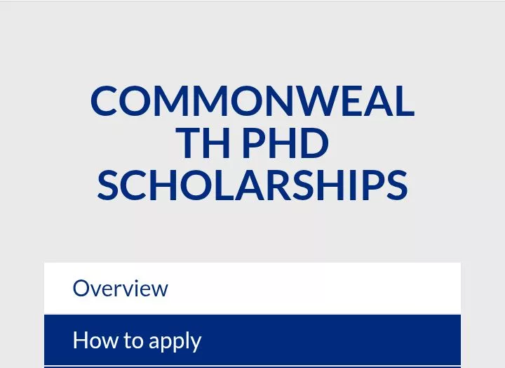 Commonwealth PhD Scholarships 2027: My Experience Applying for a Fully Funded PhD in the UK