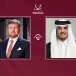 HH the Amir, Dutch King Discuss Bilateral Cooperation, Region in Phone Call
