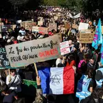 French teens march for decent schools despite government's pledge to act