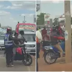 Traffic Disruption as Bodaboda Block Ngong Road Near Talanta Stadium After Accident