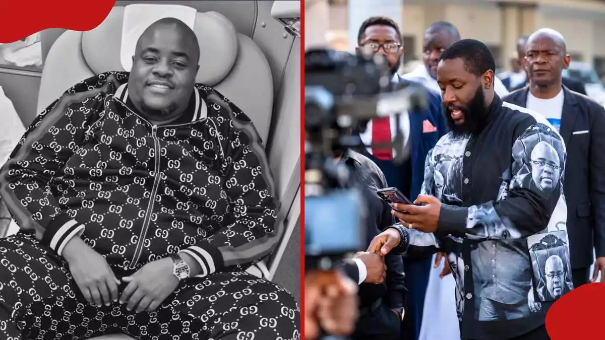Wicknell Chivayo: Businessman's younger brother dons shirt printed with tycoon's face for burial