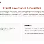 Hertie School Digital Governance Scholarship 2027: Fully Funded Master’s Scholarship Worth €39,500 for International Students