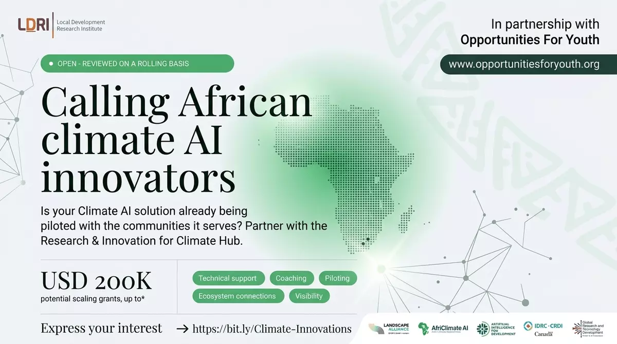 Research & Innovation for Climate (RICH) Hub 2026: Climate AI Innovation Support and Potential Grants of Up to $200,000