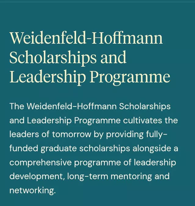 Weidenfeld-Hoffmann Scholarships and Leadership Programme: How I Would Prepare for Oxford’s Fully Funded Scholarship