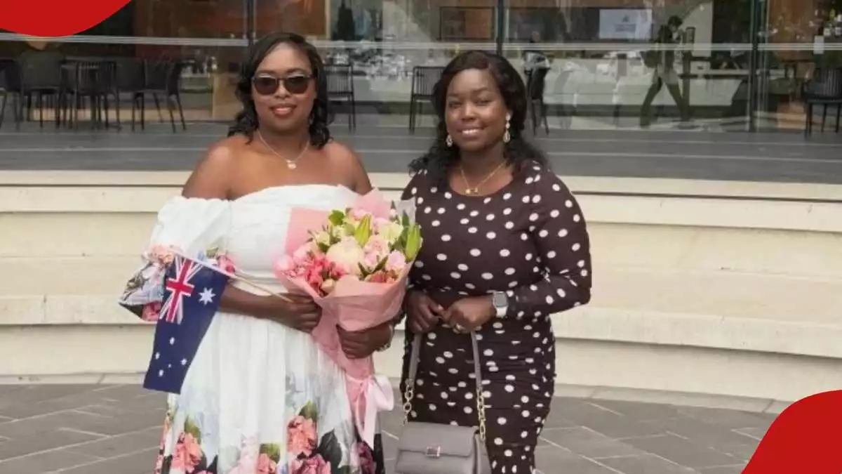 Kenyan lady in Australia celebrates sister after becoming Australian citizen: "Proud of you"