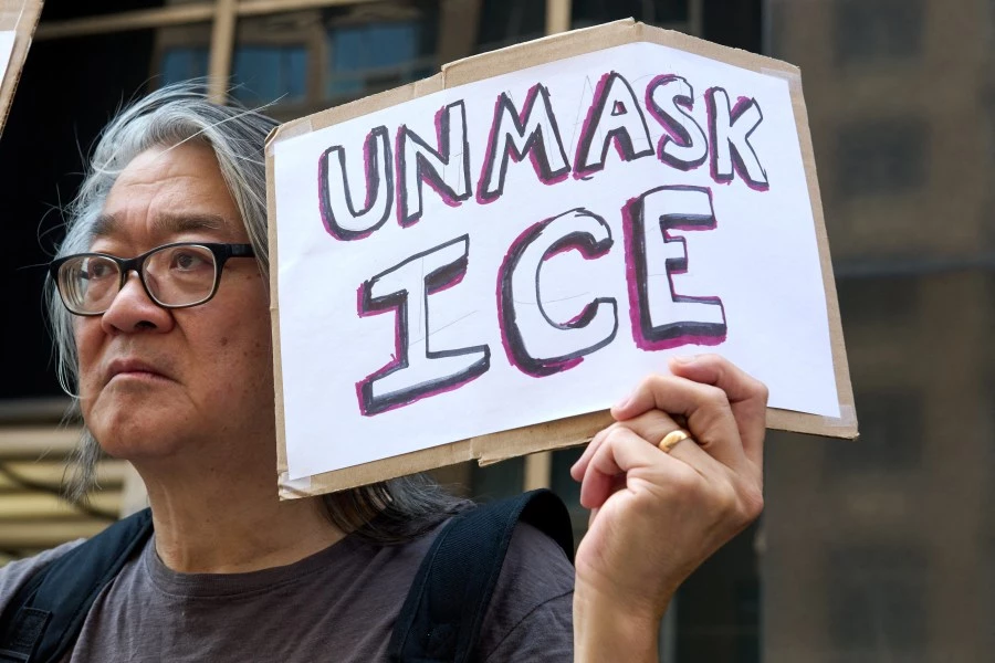 Justice Department sues Maryland over federal agent mask ban