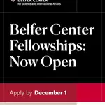 Harvard Belfer Center Fellowships 2027–2028: Fellowship Opportunities at Harvard Kennedy School