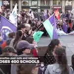 Amid French school protests, students seek 'respect, dignity and decent working conditions'