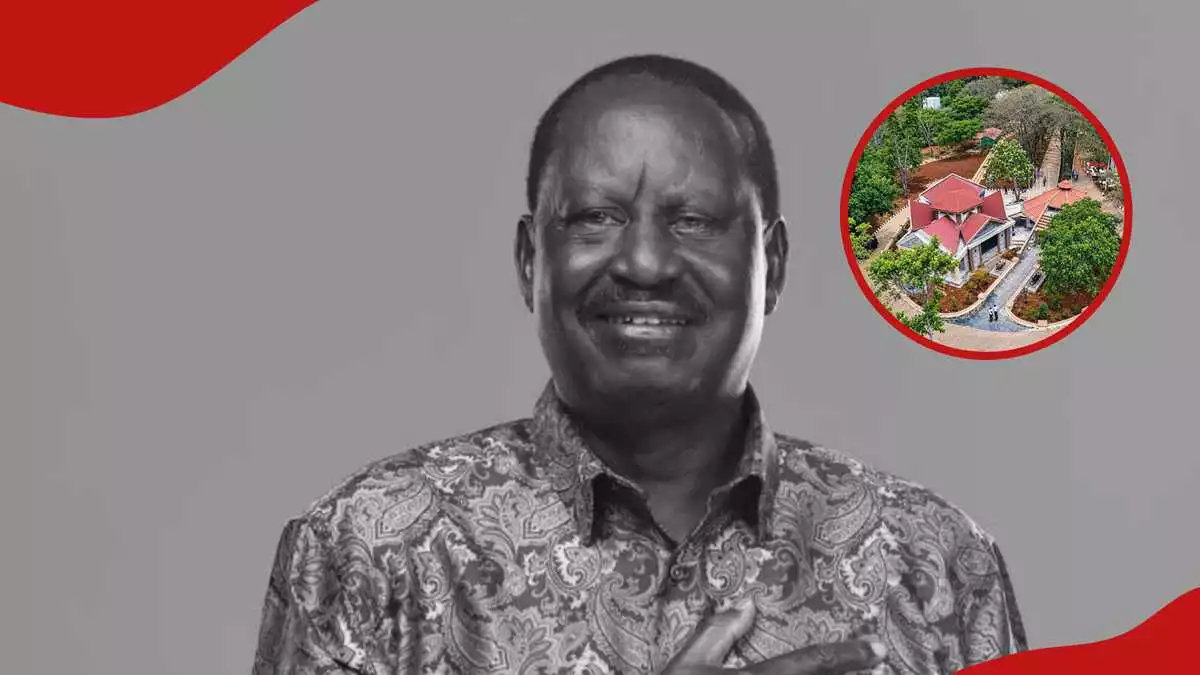 Raila Odinga’s mausoleum: aerial view of Baba’s final resting place, with paved pavements