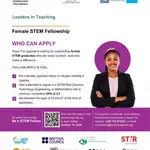 Teach For Uganda STEM Fellowship 2026: Fully Funded STEM Teaching Opportunity for Young Women in Uganda.