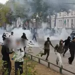 French police clash with student protestors over school improvement demonstrations