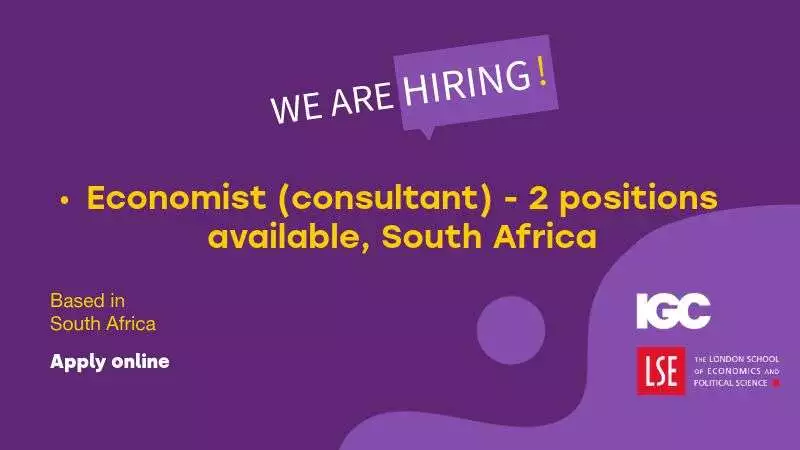 International Growth Centre (IGC) Jobs 2026: Paid Economics, Research and Policy Opportunities in Jordan and South Africa