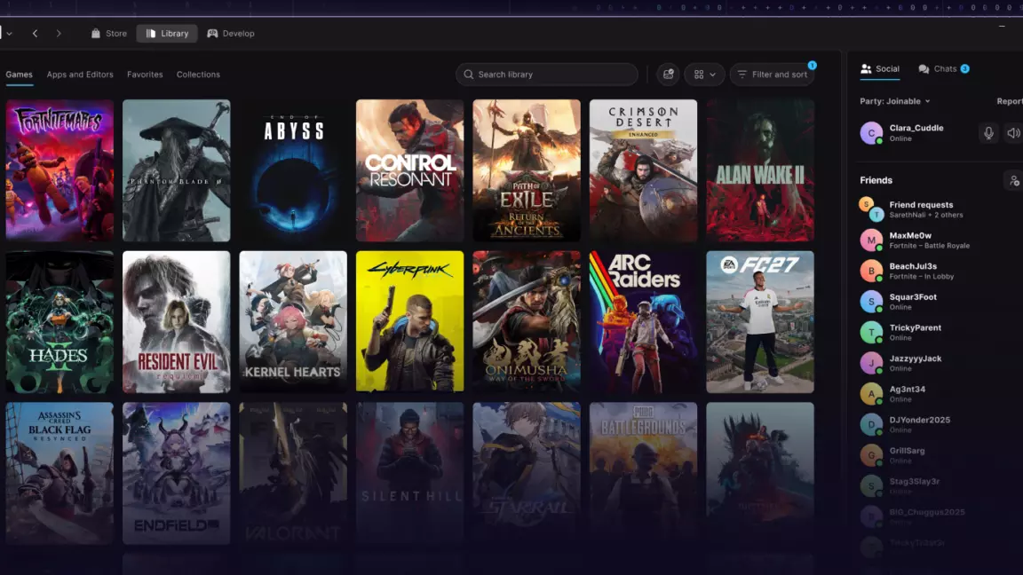 Epic says its new vibe-coded Epic Games Launcher is faster than Steam