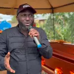 DJ Shiti slams Kenya's 'broken' healthcare system, faults SHA at father's funeral  