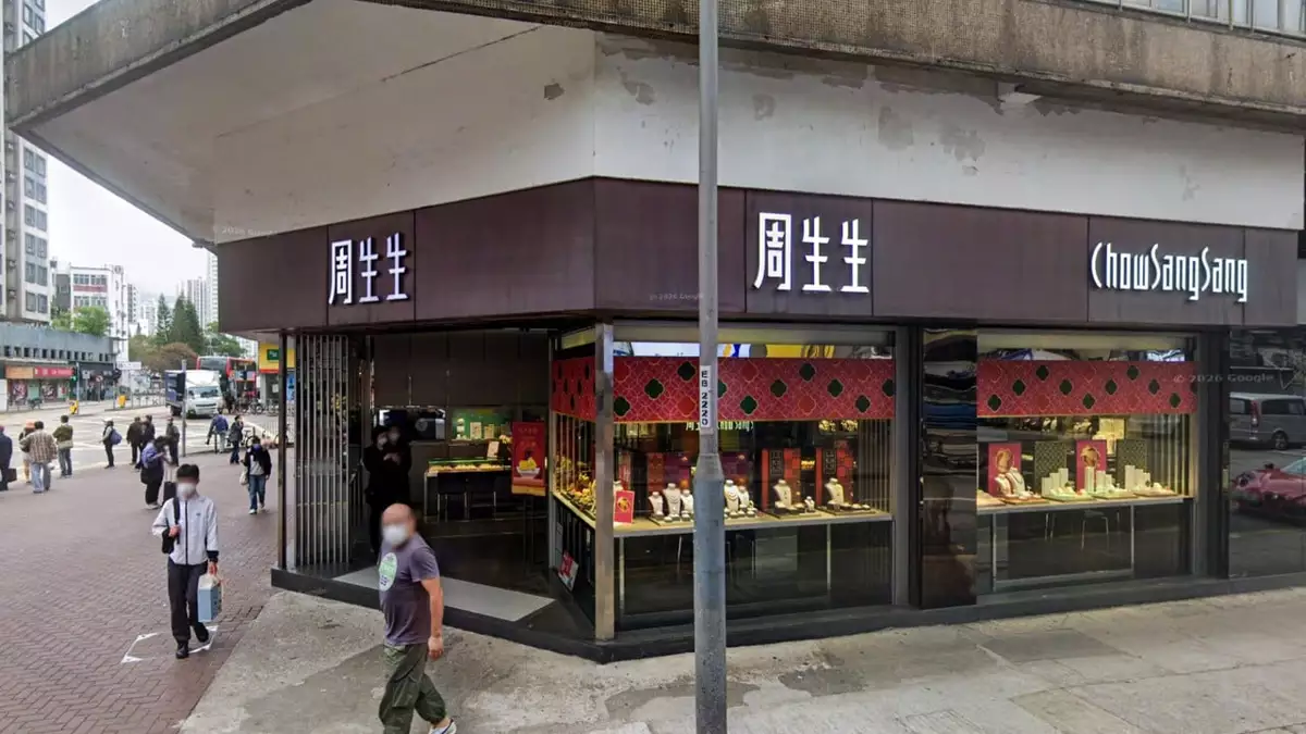 Hong Kong police hunt suspect who stole gold necklace from Tai Po jewellery store
