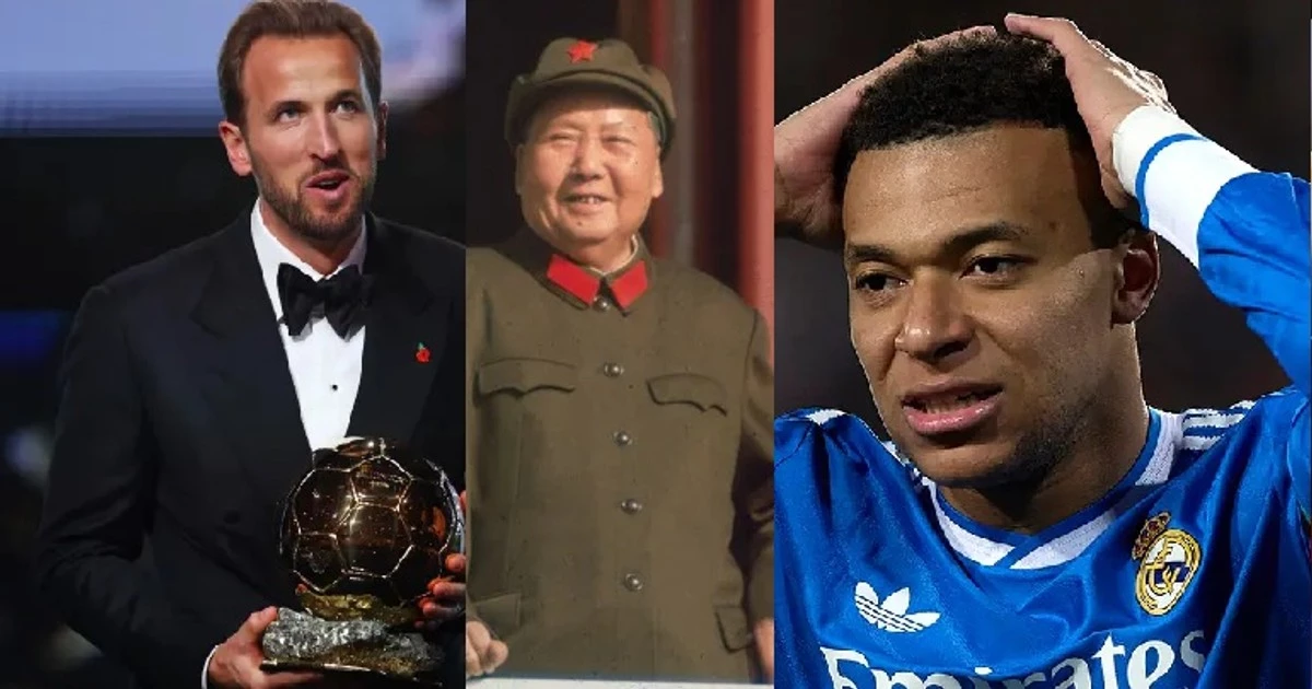 China drops Mbappé over Mao Zedong joke just as England’s Harry Kane beats the Cameroon-Algerian-rooted football star to the Ballon d’Or