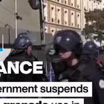 France: Government suspends stun grenade use in school protests