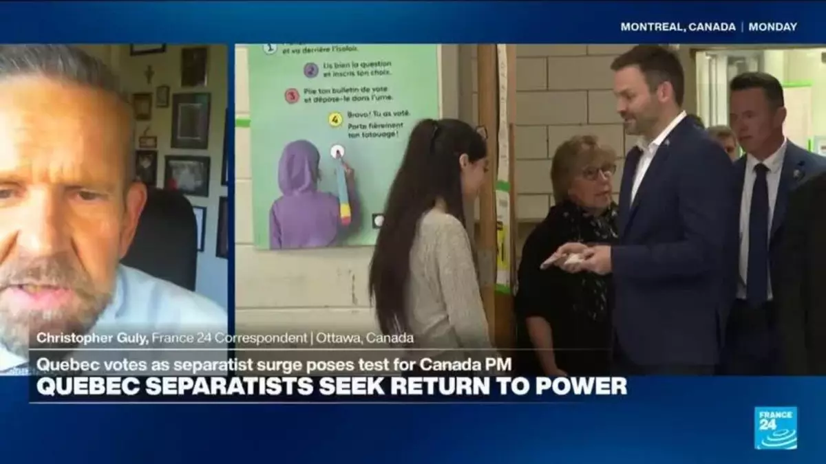 Quebec votes as separatist surge poses test for Canada PM