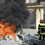 France school protests: teenager’s hand blown off after picking up grenade