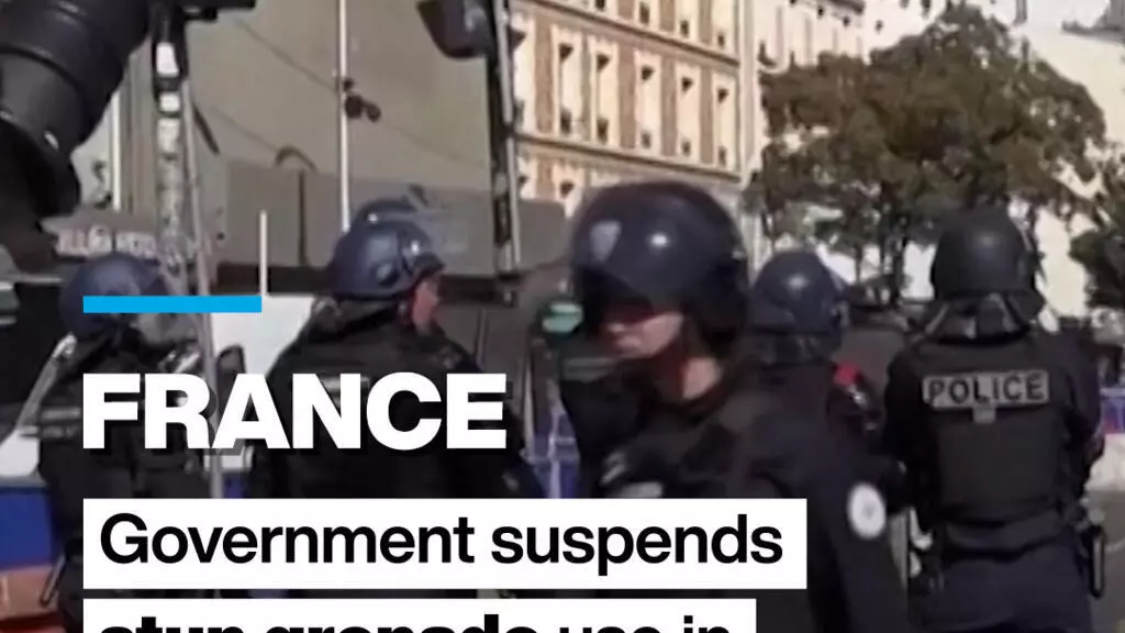 France: Government suspends stun grenade use in school protests