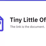 Tiny Little Office