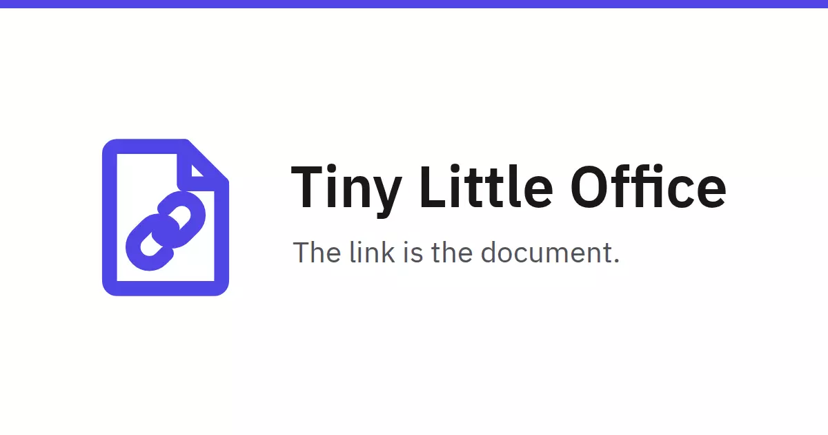 Tiny Little Office
